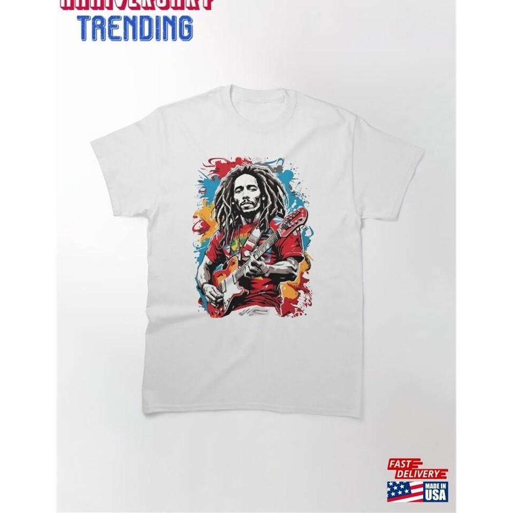 Bob Marley Design Classic Tshirt